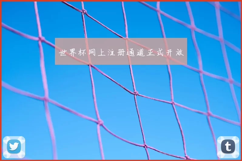 世界杯网上注册通道正式开放