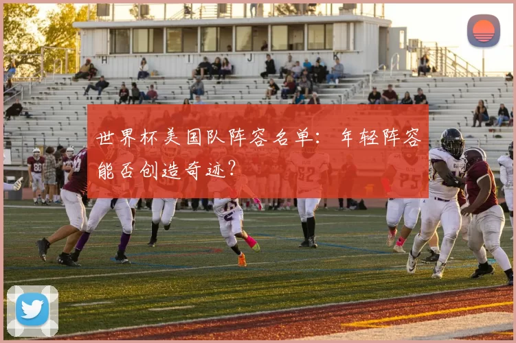 世界杯美国队阵容名单：年轻阵容能否创造奇迹？